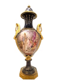 Antique 19th Century French Sevres Porcelain Vase