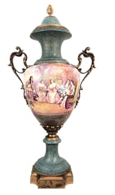 Antique French Sevres Porcelain Vase of the 19th Century