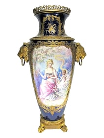 Antique 19th Century French Sevres Porcelain Vase