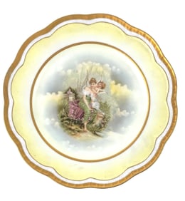 Hand Painted Bavaria Porcelain Plate