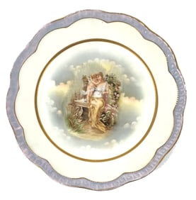 Hand Painted Bavaria Porcelain Plate