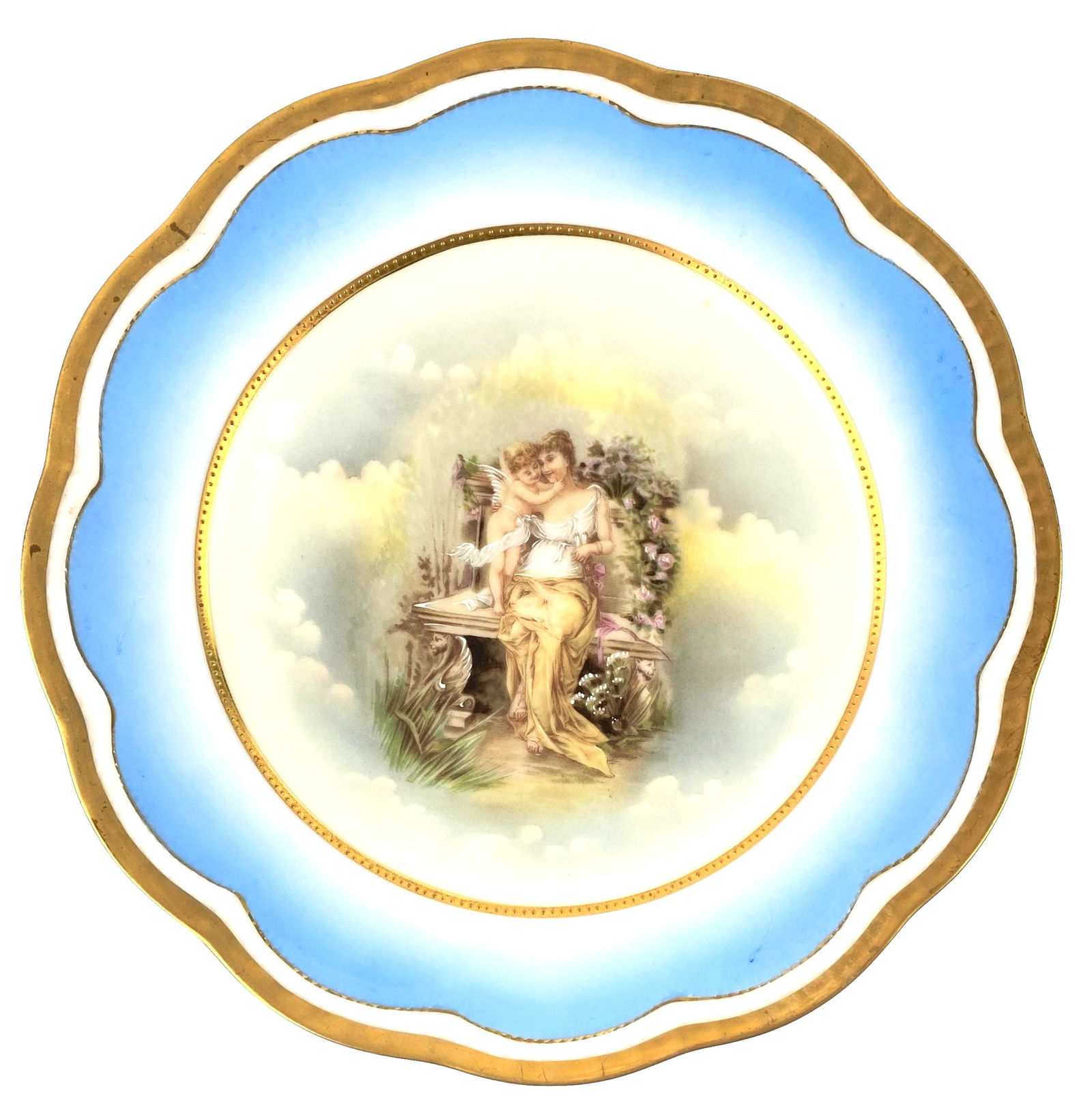 Hand Painted Bavaria Porcelain Plate (1 of 3)