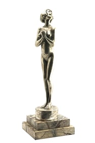 Bronze Nude Girl Sculpture