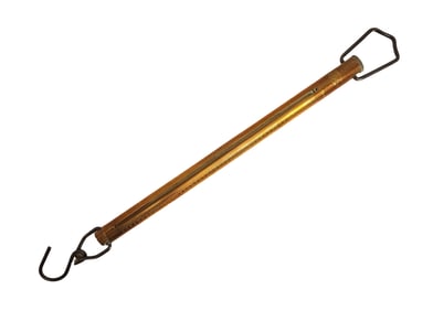 Antique SALTER 5000 Grams Cylinder SPRING SCALE/Scales- Iron and Brass- 5000 Gram Capacity- Made in