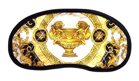 Versace Barocco Sleep Mask & Pouch Set – Authentic, Medusa NFC Verified, Boxed