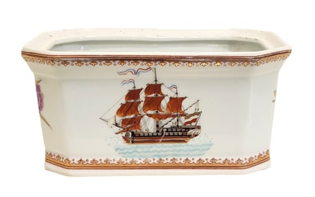Vintage Porcelain Serving Bowl Tureen Trinket Jewelry Box Rectangular Roses Ship