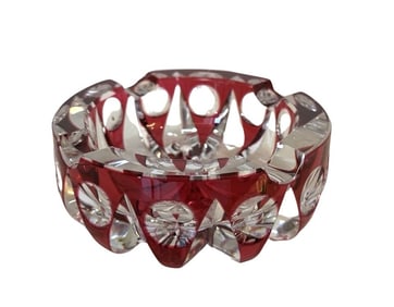 France Saint Louis Ambassador Crystal Ashtray