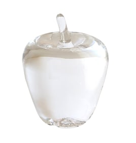 Steuben Apple Paperweight | Crystal Classics