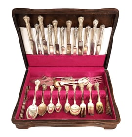 Set of Six Gorham Sterling Silver Flatware Service, Pat. 1910 – ca. Early 20th Century