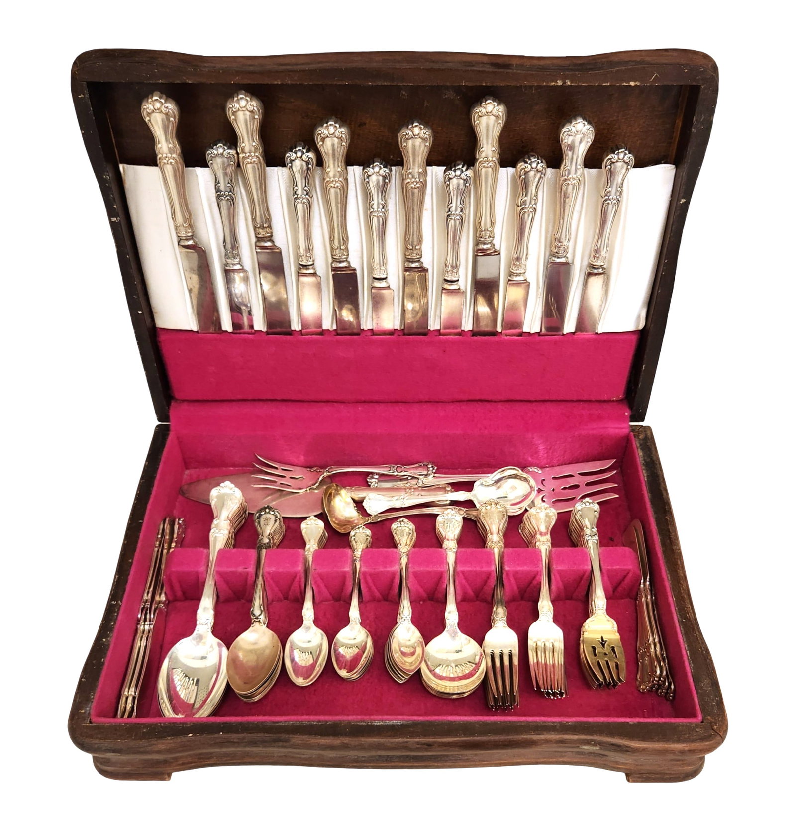 Set of Six Gorham Sterling Silver Flatware Service, Pat. 1910 – ca. Early 20th Century (1 of 18)