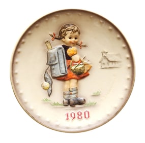 M.I. Hummel Goebel 10th Annual Plate 1980, Hum 273, with Box & Certificate