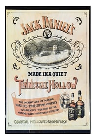 1999 Jack Daniel’s Old No. 7 Licensed Advertising Poster by Pyramid, England