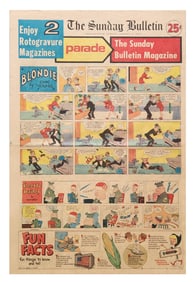 1970 Sunday Bulletin Philadelphia Comic Section – Blondie, Beetle Bailey, Dennis the Menace