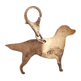 Tiffany & Co. Sterling Silver Dog Keychain / Charm with Original Pouch