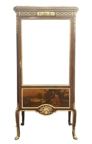 19th Century Gilt Bronze-Mounted Kingwood Vitrine by Francois Linke