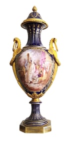 Antique 19th Century French Sevres Porcelain Vase