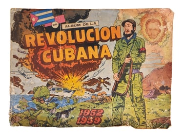 Rare illustrated album titled ?lbum de la Revolución Cubana 1952–1959