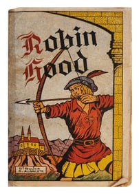 Robin Hood Illustrated Album, 100 Postcards, circa 1950s