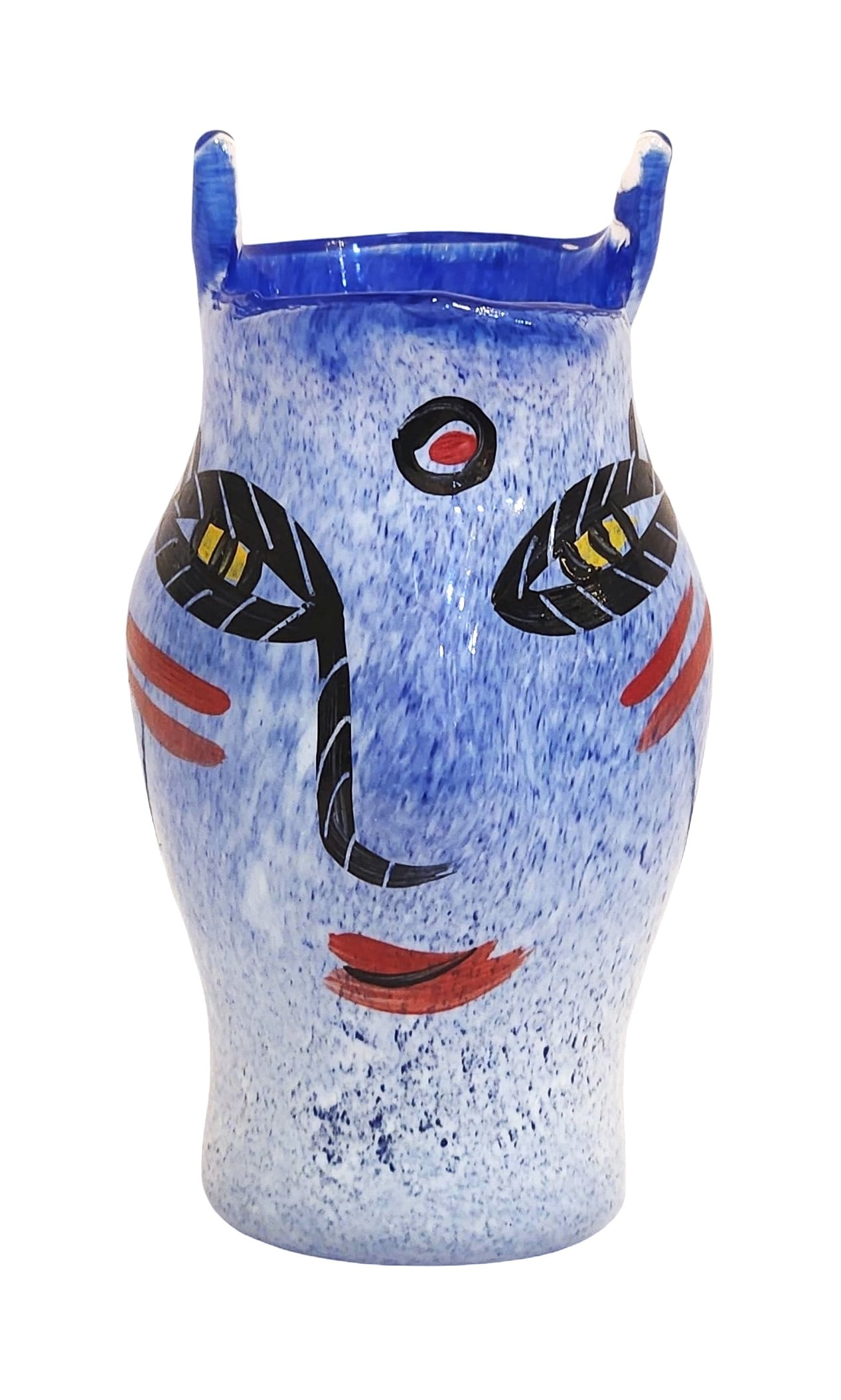 Kosta Boda Ulrica Hydman-Vallien "Open Minds" Signed Vase