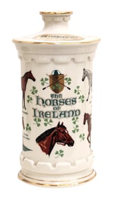 1981 Old Commonwealth “The Horses of Ireland?? Porcelain Whiskey Decanter
