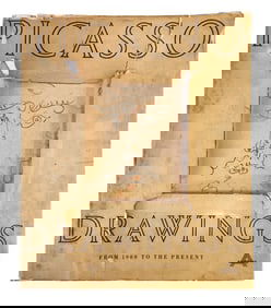 Picasso Drawings Book: From 1900 to the Present, Inscribed by Picasso to Harry N. Abrams (1960)