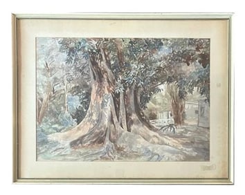 20th Century Landscape Painting by L. S. Oldeman