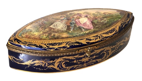 French 19th Century Sevres Porcelain Box