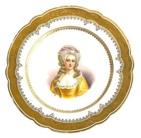 Hand Painted French C.H.Pillivuyt & Co.Paris Plate