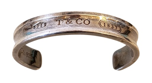 Tiffany & Co. 1837 Sterling Silver Cuff Bracelet (1997)