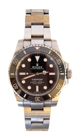 MINT 2019 PAPERS Rolex Submariner No Date 114060 LN Steel Black Ceramic Watch Box