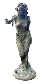 Life-Size Bronze Sculpture “Celcinia of Greece?? – Classical Maiden Figure