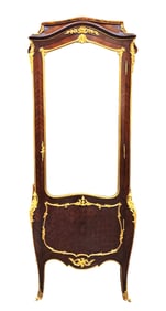 A French Louis XV Style Belle Epoque Ormolu Mounted Vitrine, by Alexandre Hugnet