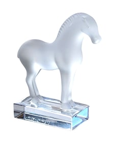 Lalique France Crystal “Foal " Sculpture