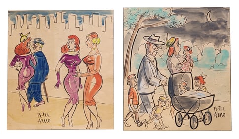 After / In the Manner of Peter Arno (1904 - 1968) American