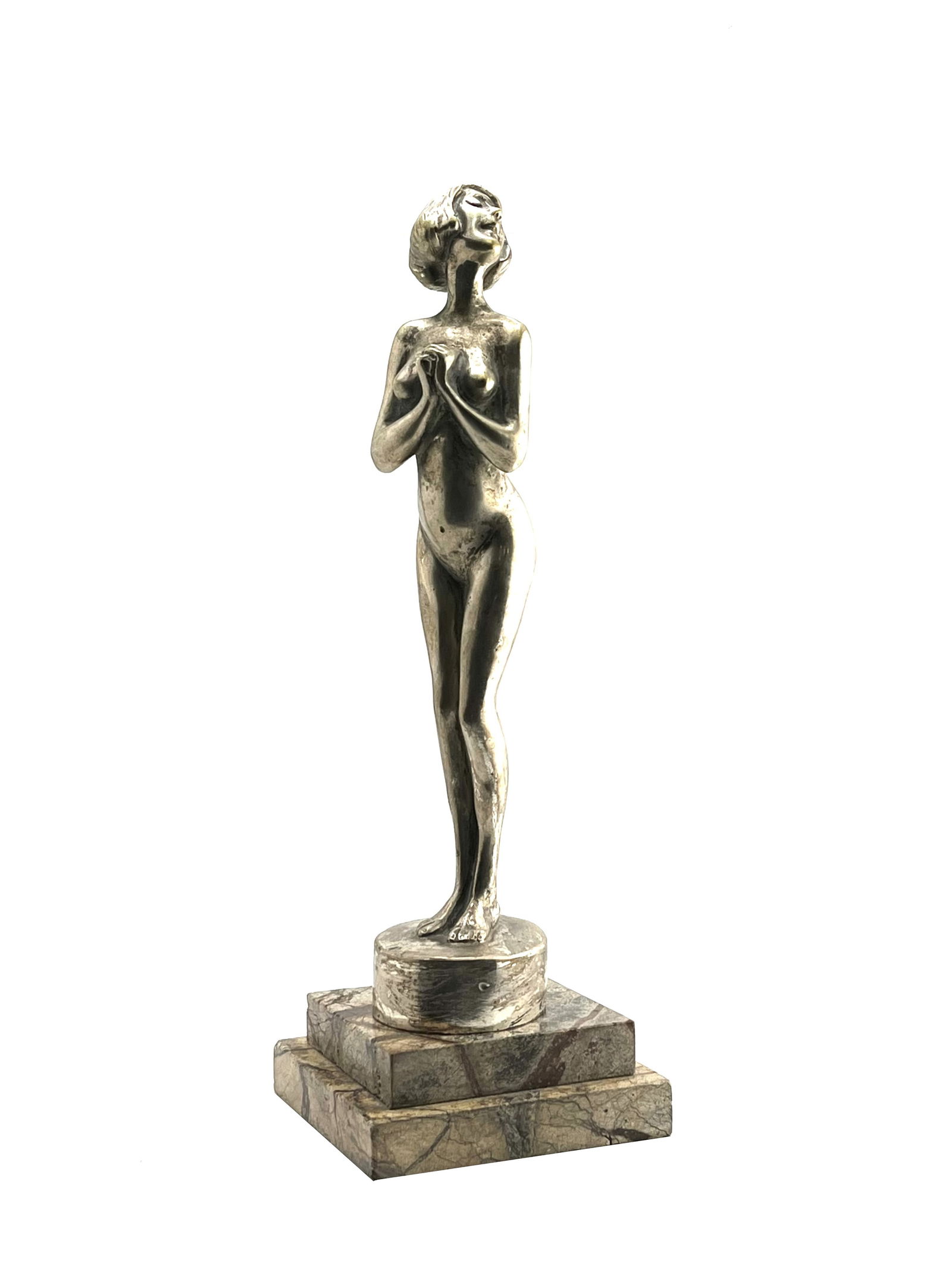 Bronze Nude Girl Sculpture (1 of 6)