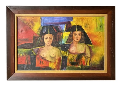 20th Century Painting Signed Molero
