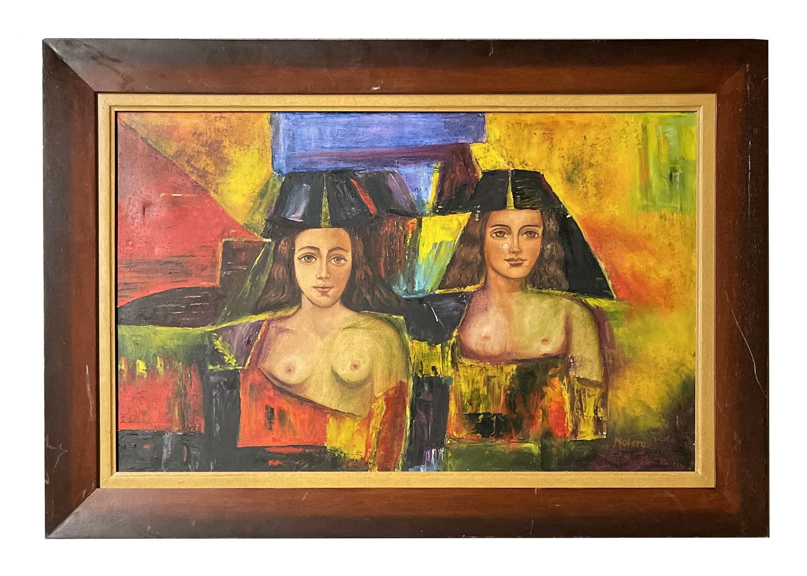 20th Century Painting Signed Molero (1 of 7)