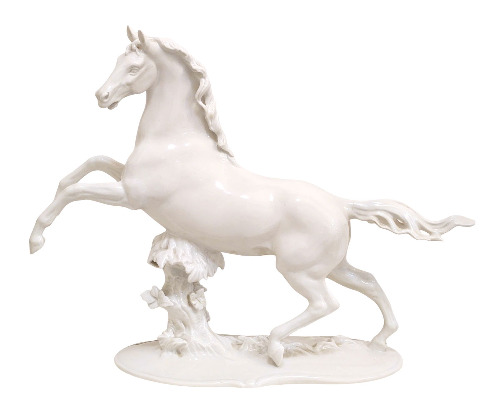 Schau Bach Kunst German Porcelain Horse, Signed Steiner (1 of 7)