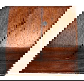 Antique Wooden Writing Slope / Lap Desk with Interior Compartments