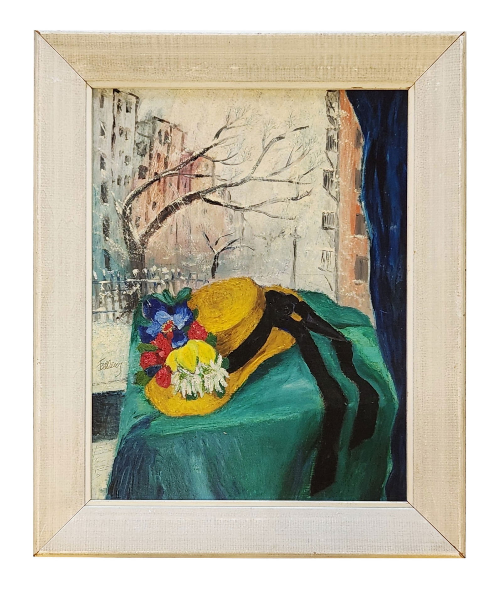 Mary Ann Carroll (1940 - 2019) American: Mary Ann Carroll (1940 - 2019) American Oil on CanvasBoard Measure 16"in H x 20"in W and 19 3/4"in H x 24"in W framed Known for: Idealized landscape and skyscape, Highwayman artist Biography: An Afric