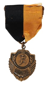 1939 Jewish Post American Softball Tournament Medal with Original Ribbon