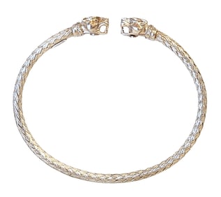 Dyadema Italian Sterling Silver Pavé Bracelet