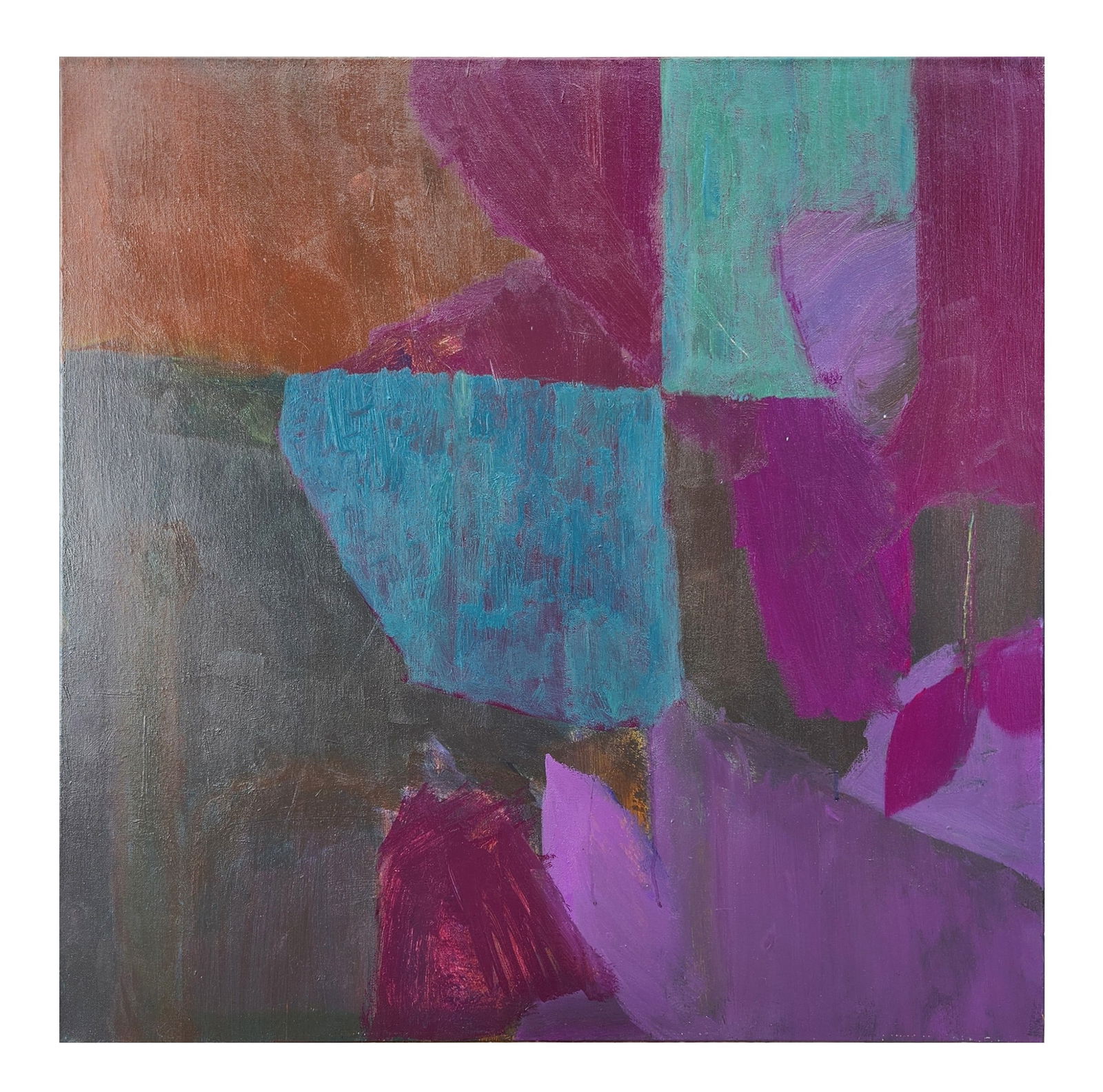 Blair Gallacher (20th Century) American: Blair Gallacher (20th Century) American Acrylic on Canvas Dated 2023 Measure 30"in x 30"in W