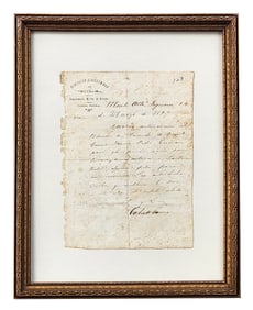 Cuban War of Independence Military Order Document, Ejército Libertador de Cuba, 1897