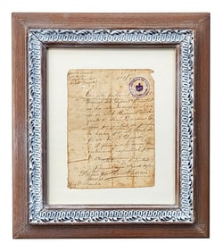 Early Cuban Republic Military Credential Document, República de Cuba Seal, c. 1902–1906