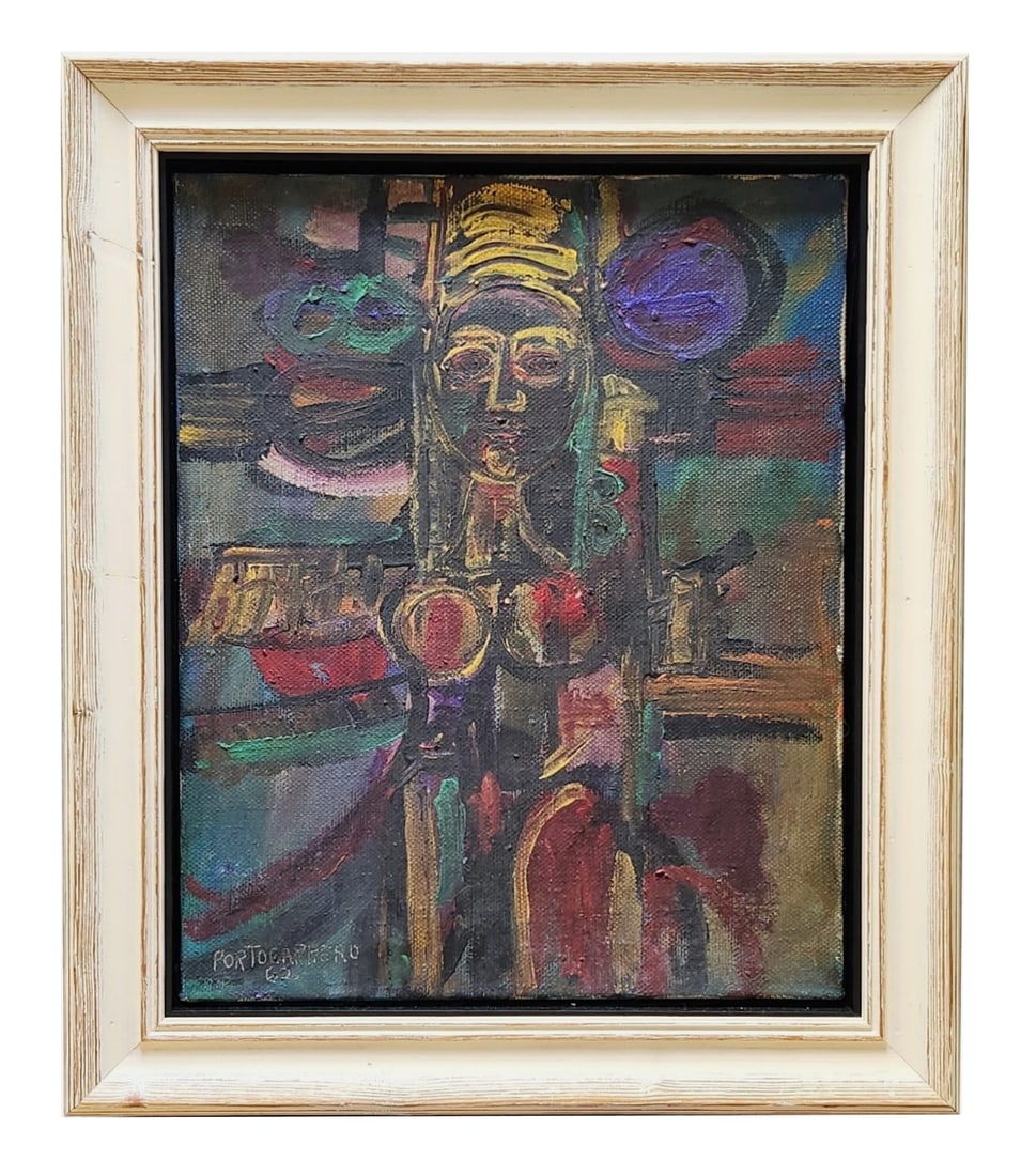 Certified Rene Portocarrero (1912 - 1985) Cuban (1 of 5)