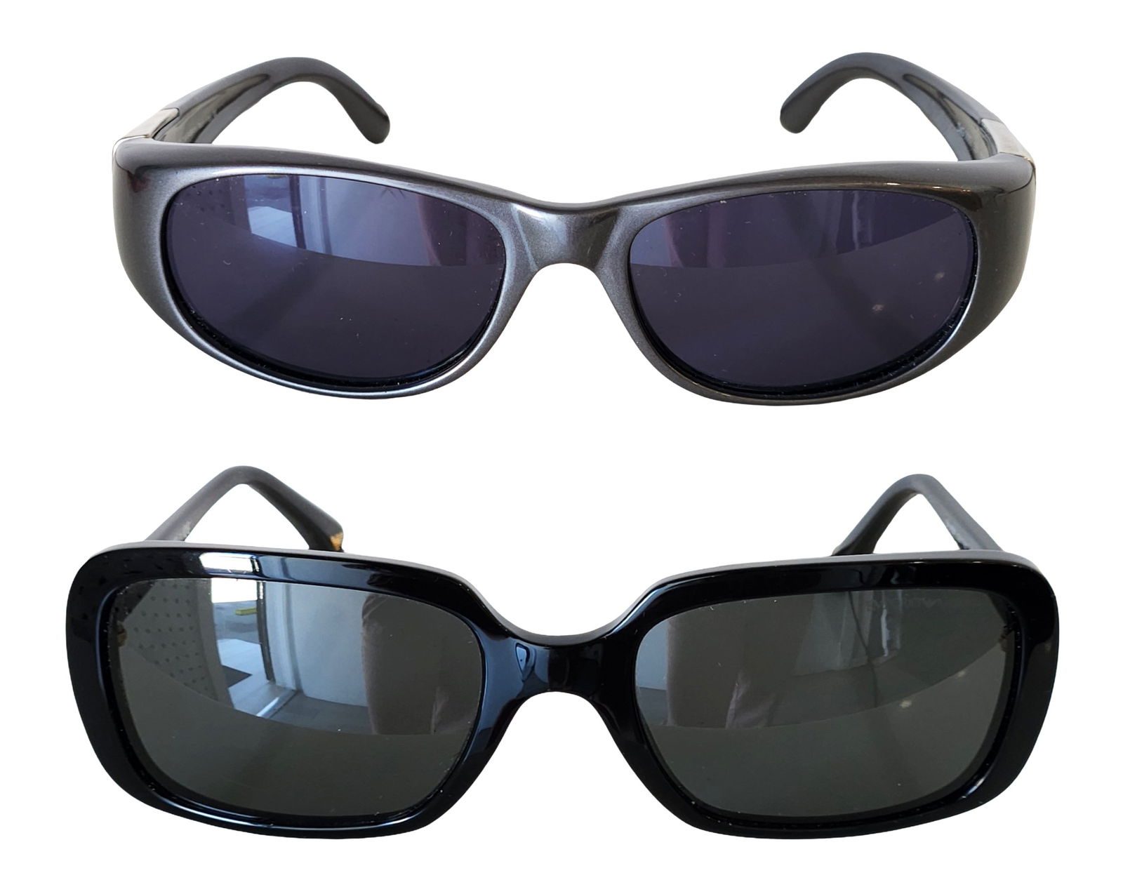 Group of Two Designer Sunglasses: Dolce & Gabbana and Emporio Armani, with Cases (1 of 9)