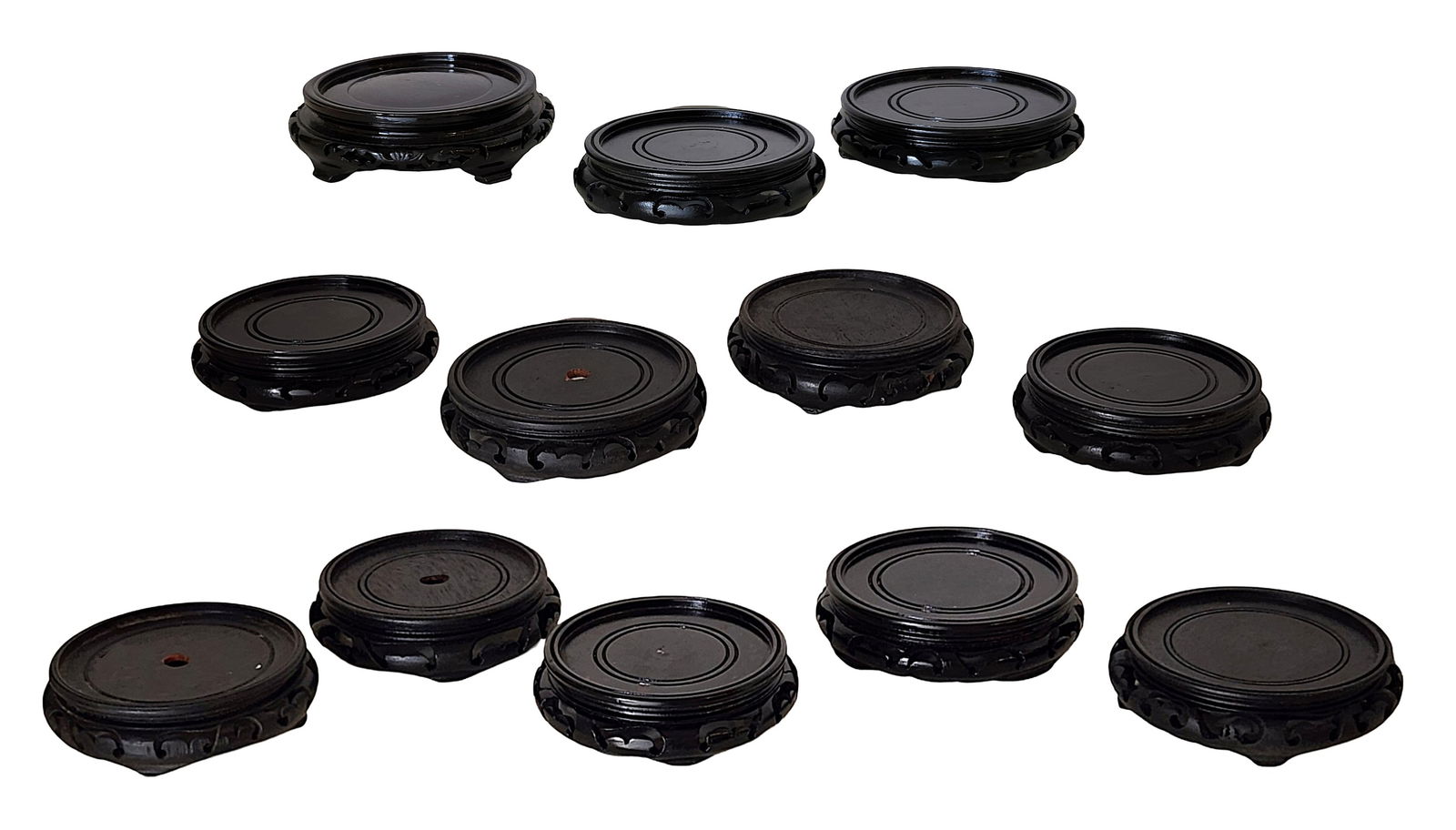 Collection of Chinese Carved Hardwood Display Stands, 19th–20th Century (1 of 3)