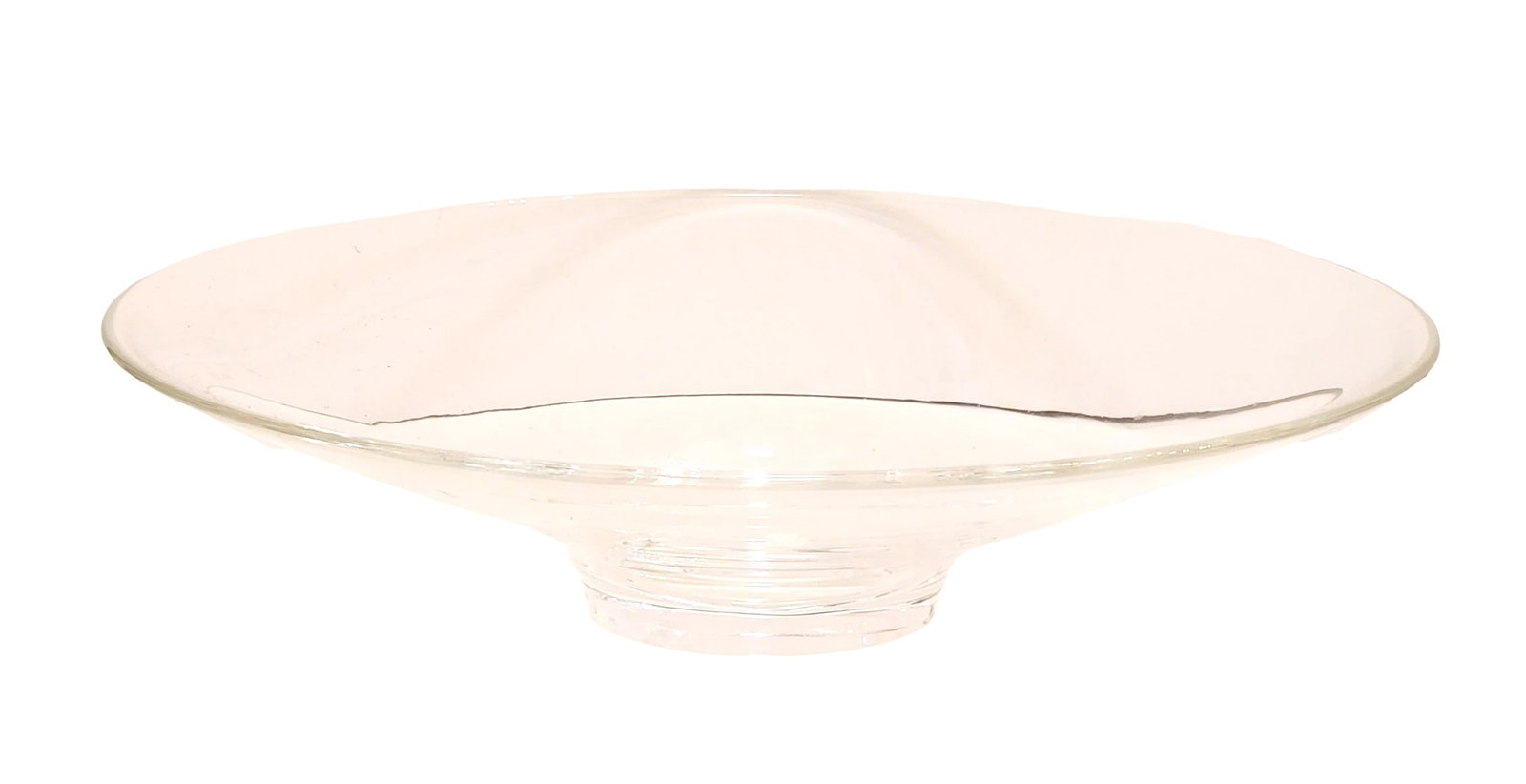 Steuben Signed Crystal Footed Bowl (1 of 3)