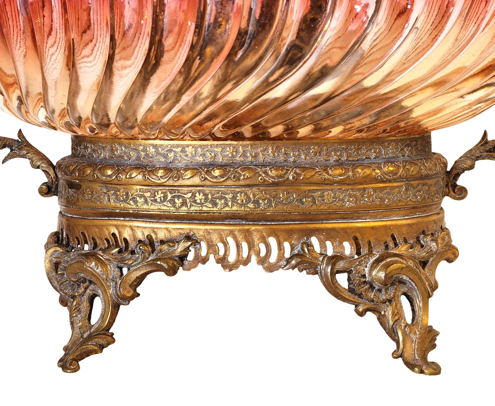 Antique French Baccarat Crystal & Gilt Bronze Three-Tier Epergne / Centerpiece, Signed “Baccarat - 7